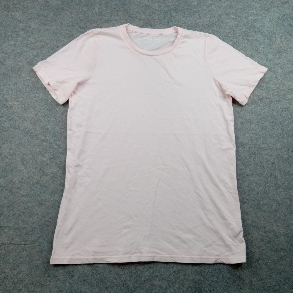 Everlane Shirt Mens Medium Pink Supima Cotton Crewneck T-Shirt Tee Made USA